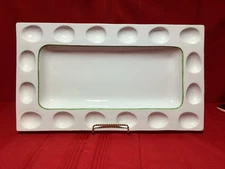 Zanolli Deviled Egg Platter Made In Italy 18”