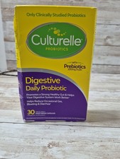 Culturelle Digestive Daily Probiotic 30 Capsules Exp 9/2027