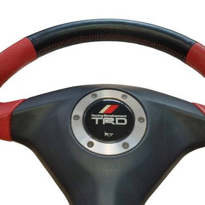 OBAステアリング TRD Toyota TRD Steering Wheel Black/Red JDM OOP | eBay