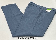 Kenneth Cole Reaction Men's Techni-Cole Slim-Fit Pants, Blue, Size 32X32