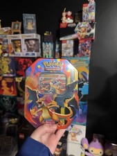 Pokémon Charizard Tin for Standard Cards Mega Charizard X Y Pokémon TCG Storage