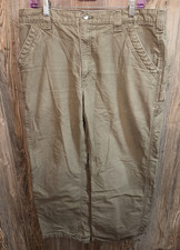 Carhartt Original Dungaree Fit Cargo Pants Beige Size 38x30 B151-LBR VTG 03/17 