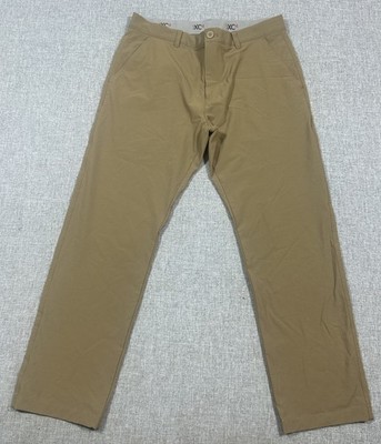 Johnston Murphy Pants Mens 33x30 Beige XC4 Extreme Comfort Performance READ