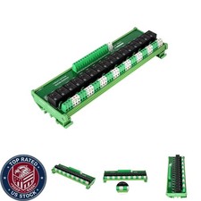 Compact 16 Channel Relay Board with Over Voltage Protection for Safety