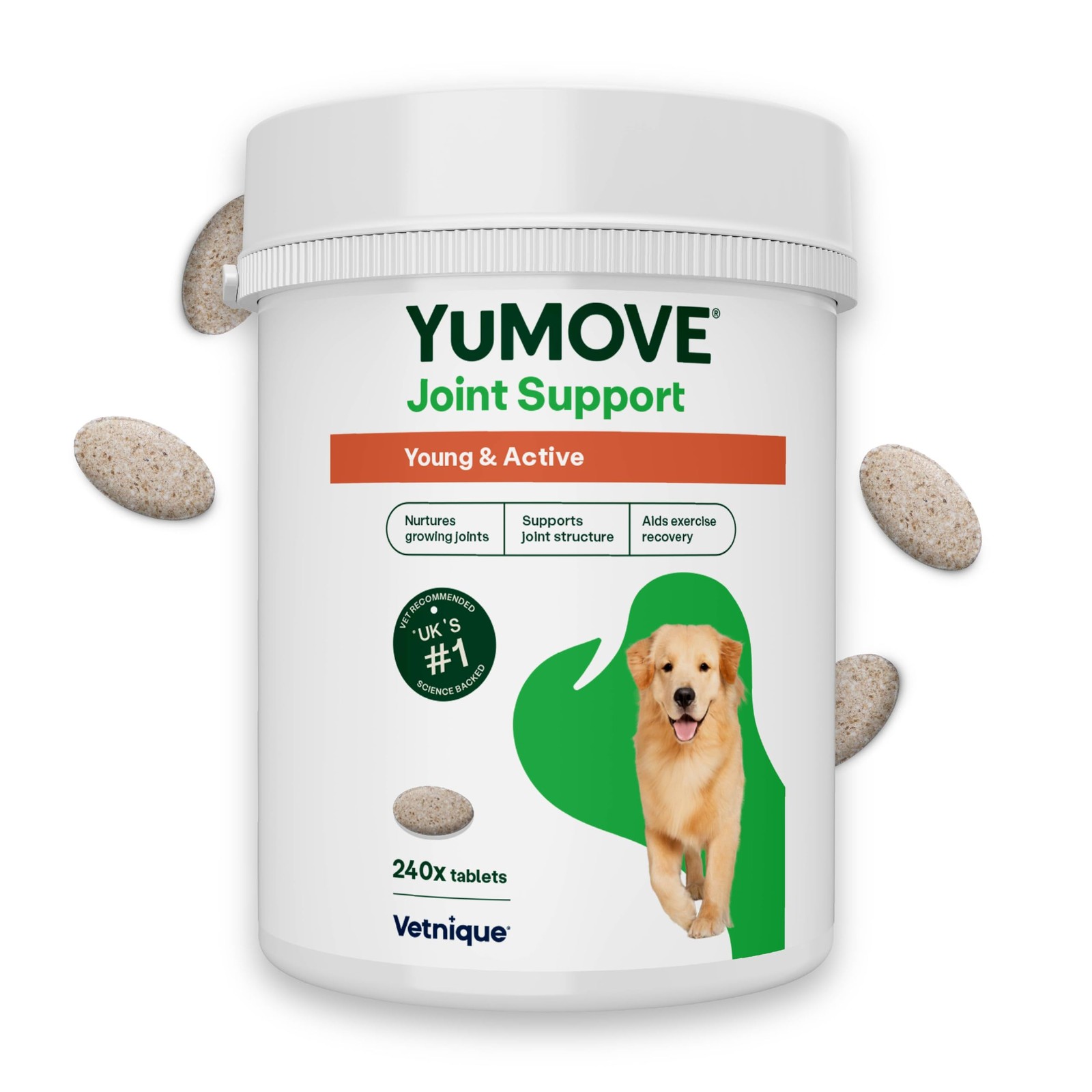 Yumove Joint Care For Young Dogs - 240 Tablets - Image 3