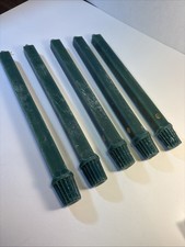 5 Vintage Partylite D4050 Evergreen 10&rsquo; Candle Sticks Square Shape New Christmas