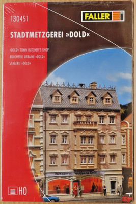 Faller H.O. 130451 House, Town Butcher Shop NEW SEALED