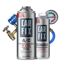 CarFix 5in1 Air Conditioning Filling Gas R134a + Hose + Refreshing Bomb UK Stock
