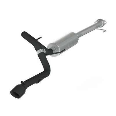 MBRP for 10-18 Toyota 4 Runner BLK 4in O.D Tip Single Rear Exit 2.5in Cat Back