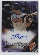 2016 Topps Chrome Rookie Purple Refractor 226/250 Trevor Brown #RA-TB Auto 3q5