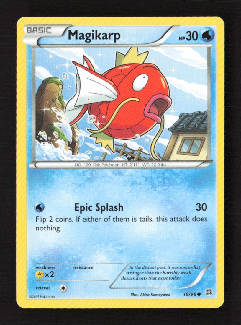 Magikarp Common Normal XY - Ancient Origins 19/98 LP Pokémon TCG