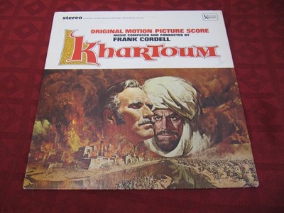 LP OST Frank Cordell KHARTOUM Soundtrack NEAR MINT HARDCOVER USA 1966