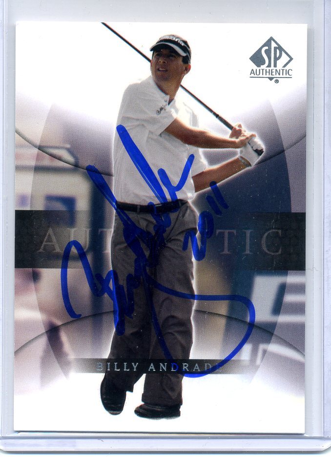 Billy Andrade signed autographed 2004 UD SP Authentic card #6
