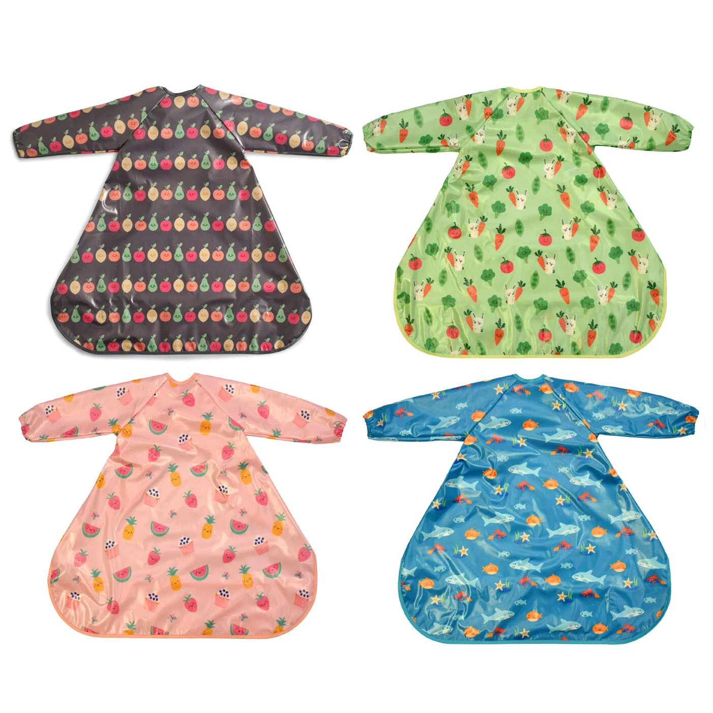Bibetta Wipeezee XL Coverall Wipe Clean Weaning Waterproof Baby Bib