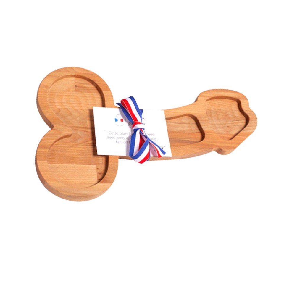 Wooden Serving Tray Special Shaped Ornament Appetizer Snack Dish Plate