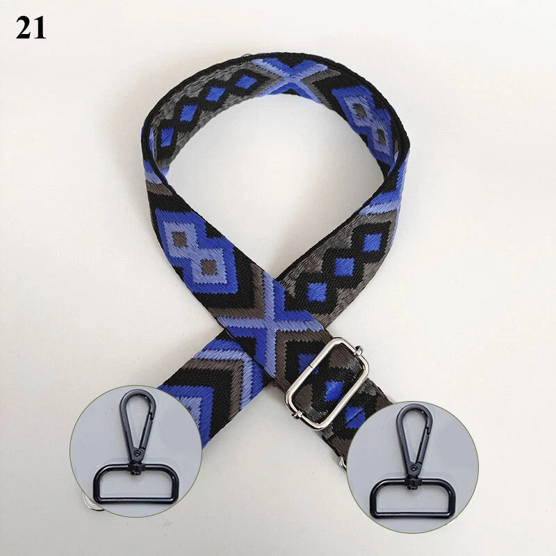 Colorful Wide Ethnic Style Bag Belt Casual Accessory  