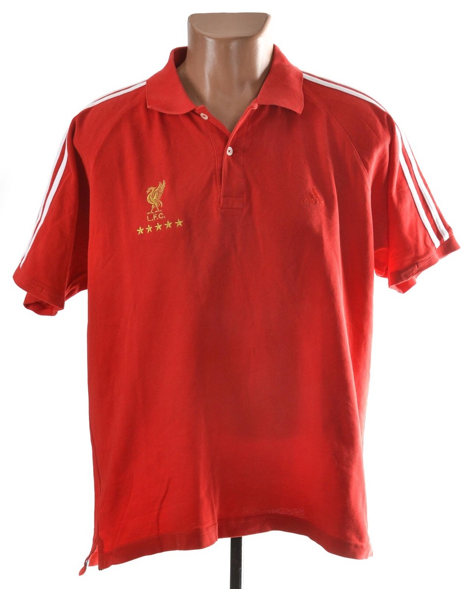 LIVERPOOL 2006/2007 FOOTBALL POLO SHIRT ADIDAS SIZE L ADULT