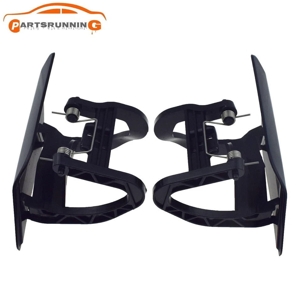 Set of 2 Front Headlight Washer Nozzle Cover For 2010-13 Mercedes-Benz E550 E350 - Image 4 of 4