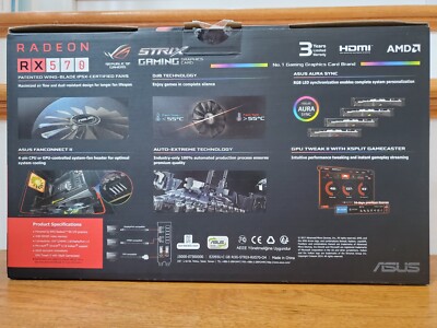 ASUS ROG Strix Radeon RX 570 O4G Gaming OC Edition 4GB | eBay
