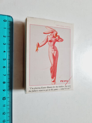 SEALED GAME CARDS EASTER BUNNY GEORGE PETTY LIMITED EDITION PLAYING CARDS