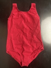 Sansha Signature Leotard Red Girls Size G