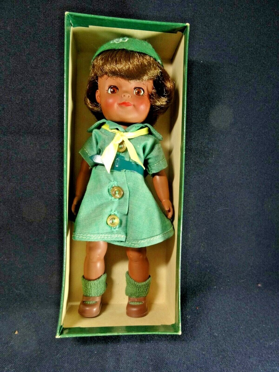 Girl Scouts クッキー ベンダブル フィギュア アメトイ ヴィンテージ MJS 2) Vintage Girl Scouts 1960's Effanbee Jr. Scout Doll, 8
