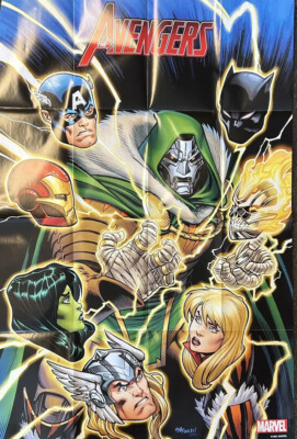The Avengers Promo Poster 2021 Marvel 24x36 New Per Store Doctor