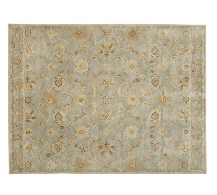 New William Morris 5X8 8X10 9X12 Gray ART and Craft wool area rugs GAB8