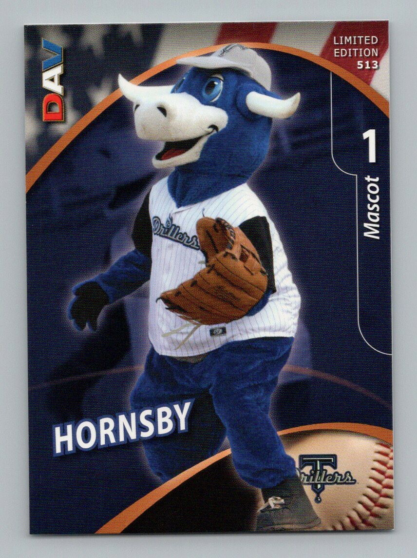 Hornsby Mascot 2009 DAV Tulsa Drillers Minor League Baseball Card 513