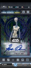 Topps Star Wars Card Trader Digital Signature Series Refractor Black Taun We
