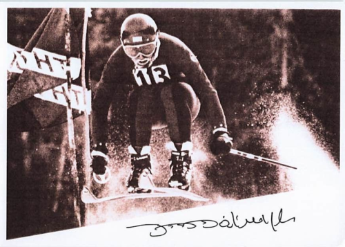 Jean Daniel Dätwyler UH Ski Alpine oryginalna podpisana karta z autografem AK 1290 C - Zdjęcie 1 z 1