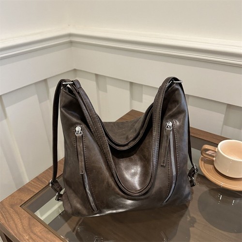 Large Capacity Women Shoulder Bag Backpack Commuting Bag Autumn Winter - Picture 13 of 15
