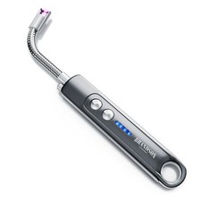 Brandson Stabfeuerzeug Lichtbogen Feuerzeug elektrisch USB aufladbar LED-Licht