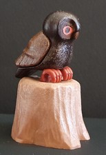 PLAYMOBIL CHOUETTE EFFRAIE MARRON ANIMAUX ANIMAL SAUVAGES SAVANE FORET OISEAUX