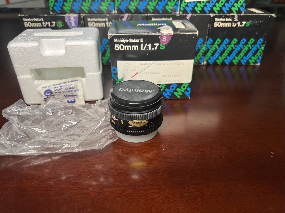 Brand New Factory Fresh Mamiya Sekor E 50mm S lens, Mamiya