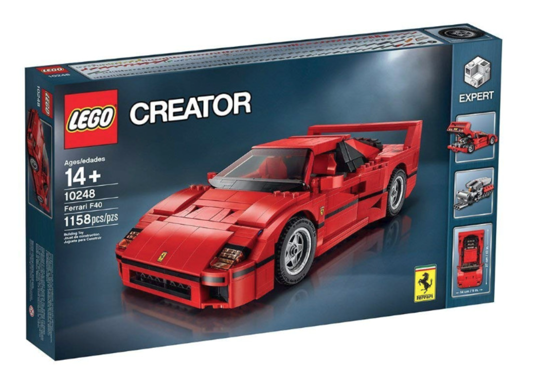 LEGO Creator Expert: Ferrari F40 (10248) - Unopened, Expedited