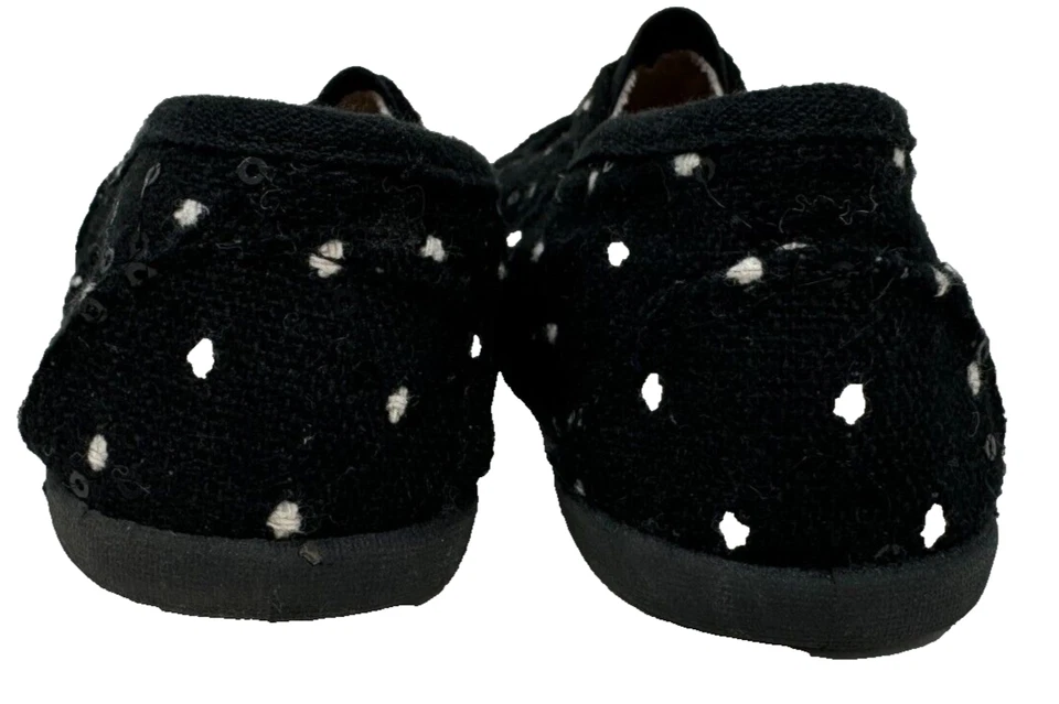 Jumping Beans Toddler Girls Maltanoir Slip On Canvas Flats Black Size:5 140A - Image 4 of 4