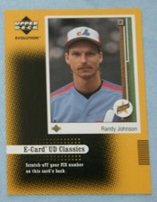 RANDY JOHNSON 2001 UPPER DECK EVOLUTION #EC3 MONTREAL EXPOS