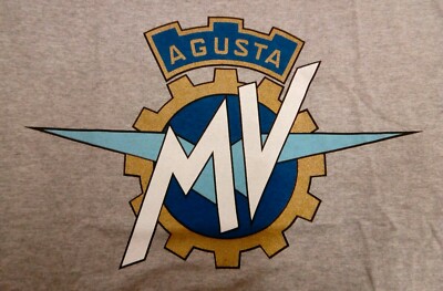 AGUSTA MV MOTORCYCLE MECCANICA VERGHERA RACING ITALY ITALIAN F4 T SHIRT NEW