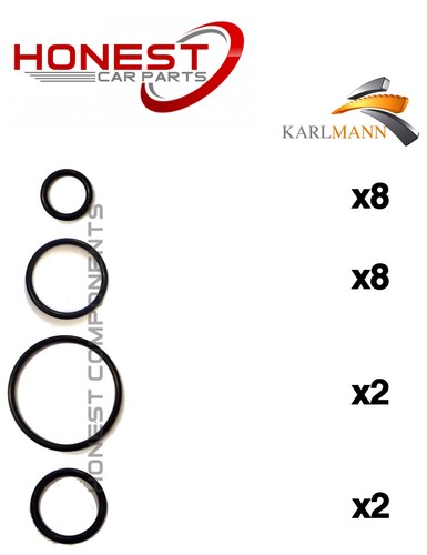 UNIVERSAL BALL JOINT TRACK ROD END RUBBER DUST COVER KIT FITS ALL CARS Karlmann - Picture 4 of 5