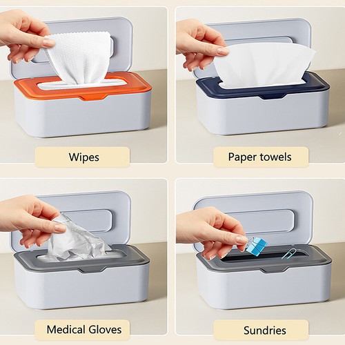 Wet Tissue Box Desktop Seal Baby Wipes Paper Storage Box Household