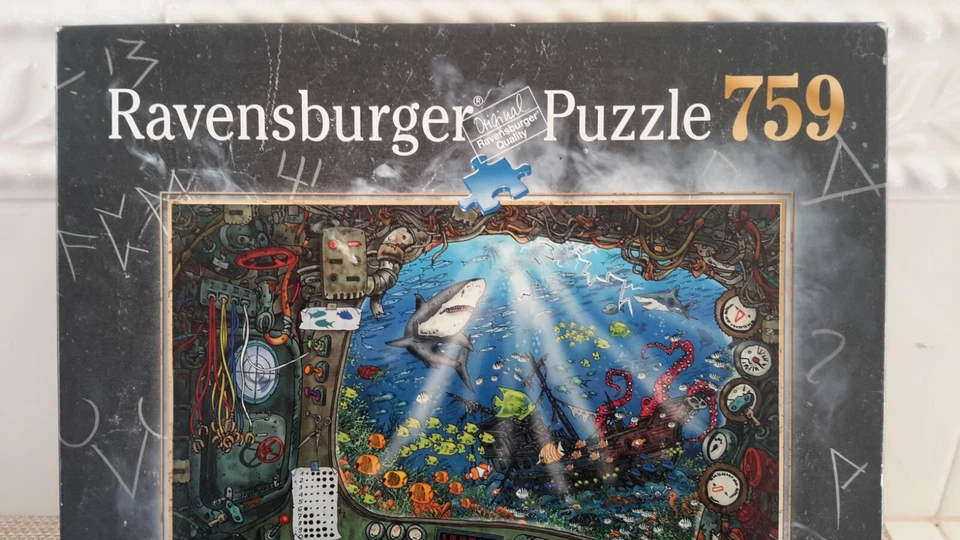 2018 Ravensburger 759 Pc in U-BOOT Escape Puzzle Submarine Complete Set - Image 3 of 4