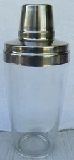 Vintage MCM Mr. Bartender  Glass Cocktail Shaker Made in USA
