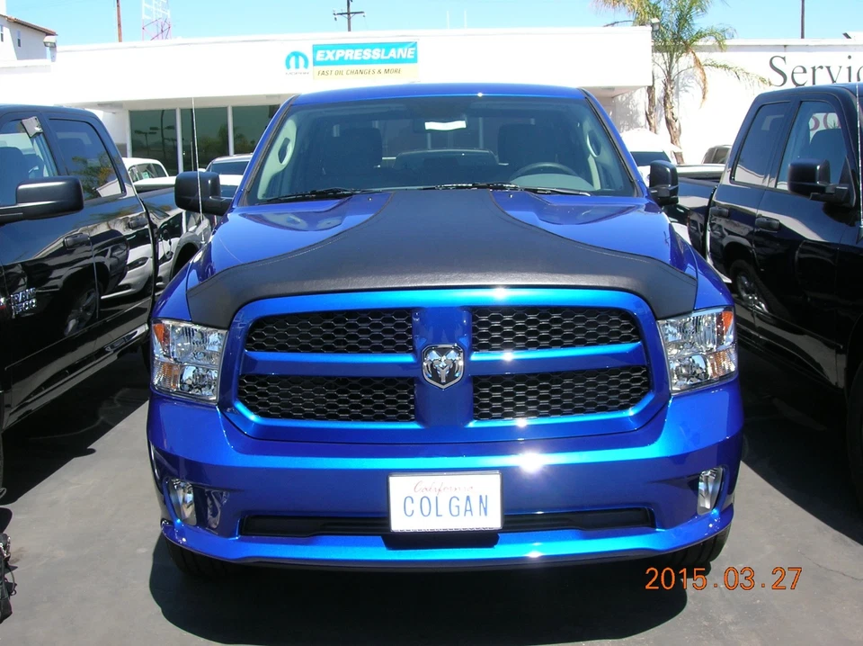 Máscara de sujetador con capucha estilo T Colgan para Dodge Ram 1500 Big Horn & Lone Star 2013-2017 Foto 2 de 3