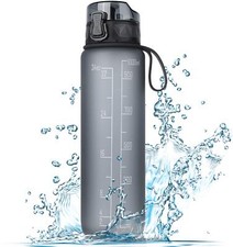 FULDENT Sports Water Bottle 1L Leakproof Design Water Bottle BPA Free Tritan ...
