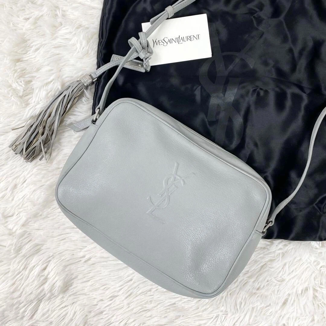 Brand New Ysl Lou Camera Bag In Smooth Leather