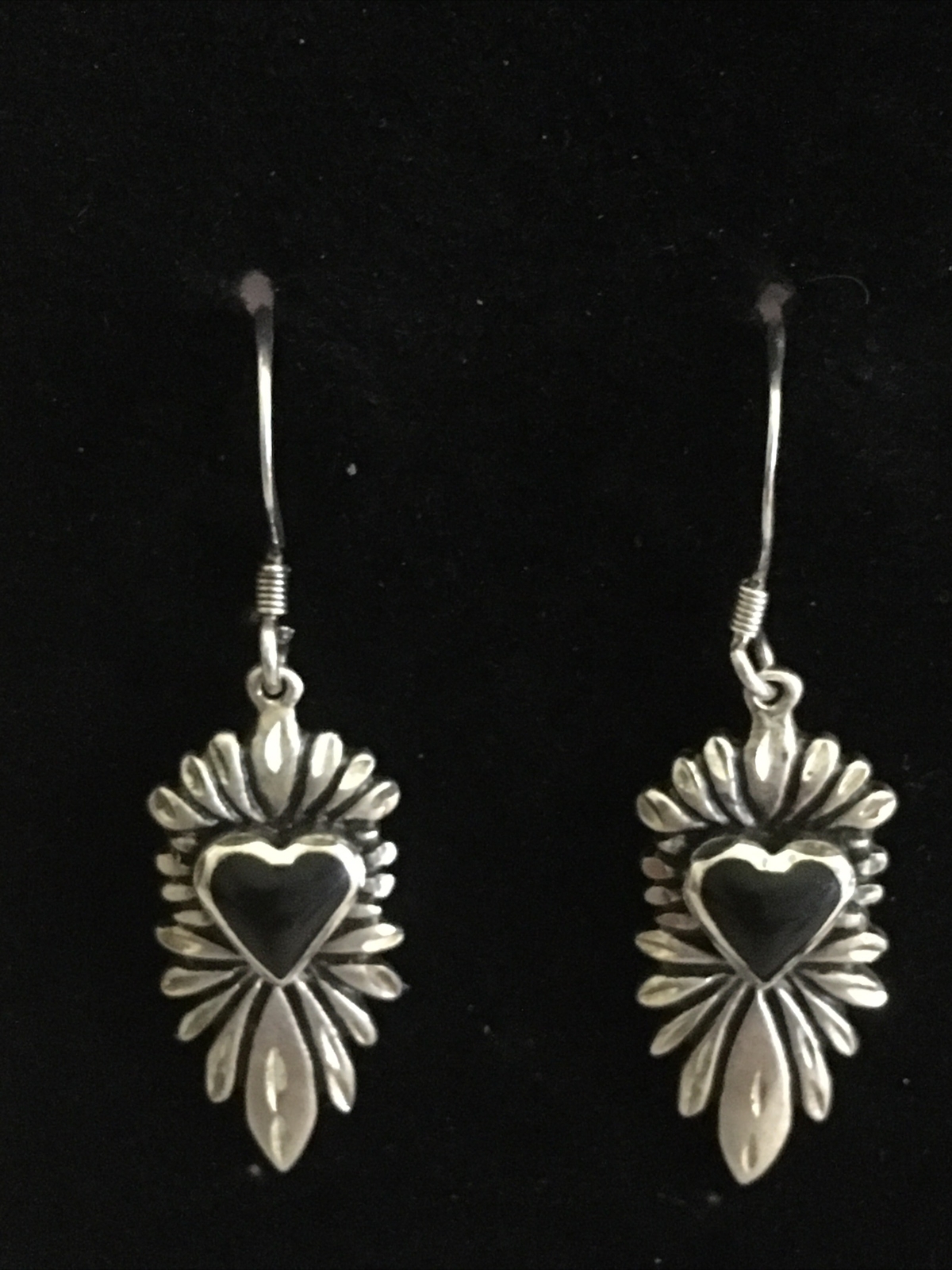 Silver Cloud Native American Signed Sterling Blac… - image 2