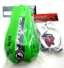 Motocross MX Handguards Tusk MX D-Flex Green hand guards gaurds dirt bike
