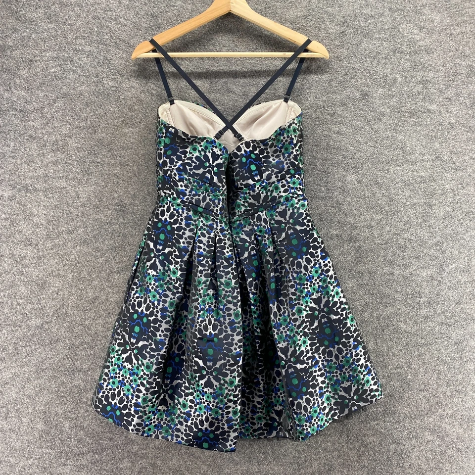 BCBGMaxazria 女式 0 黑色几何紧身迷笛内衬无袖休闲 — 第 2/4 张图片