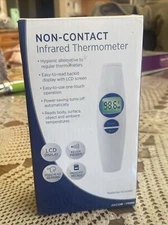 Advantus Non-Contact Infrared Thermometer LCD Display Mint Condition